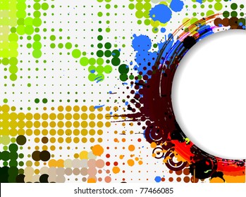 abstract grunge design element - vector