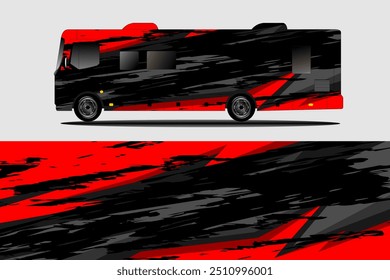 Projeto grunge abstrato para o carro esporte embrulhar o tecido de livery, marca de autocolante de carro e outros veículos