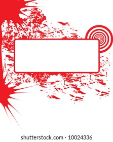 Abstract grunge design. Vector.