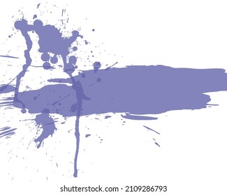 Diseño abstracto de gruñido. Banner violeta de color grunge en muy peri. Ilustración vectorial.