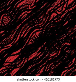 abstract grunge diagonal striped background, vector vintage texture