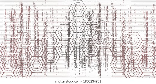 Abstract grunge digital wallpaper pattern background. Created using AI CS6.