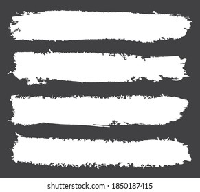 Abstract grunge dirty brush stroke banners.