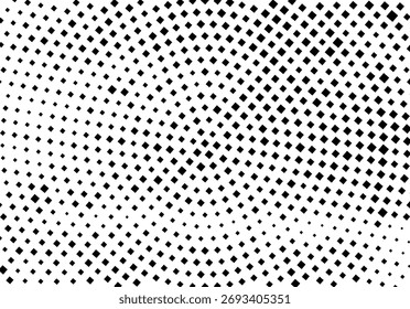 vetor de fundo de ponto grunge abstrato, fundo de ponto de grade de metal, pontos pretos e brancos, Uma imagem vintage preto e branco de um quadrado com pontos, um padrão preto e branco de pontos em um fundo branco, 