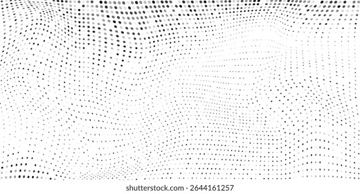 Abstractas textura de gradiente semitono punteado grunge. Desvanecimiento de fondo de lunares arte moderno abstracto simple