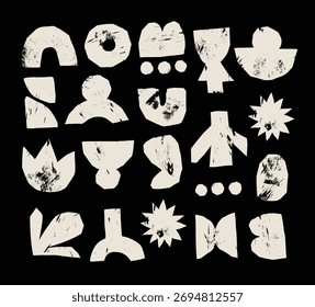 Elementos Abstractas del grunge con diseño geométrico del fondo del Vector de la textura de las Formas