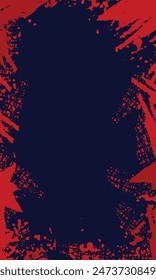 Abstrakter grunge leerer Rahmenhintergrund mit unordentlichen Freihandstrichen