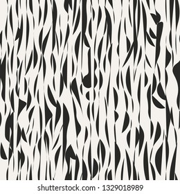 Abstract grunge endless structure. Monochrome vector background. Trendy wallpaper. Hallucinatory seamless pattern.