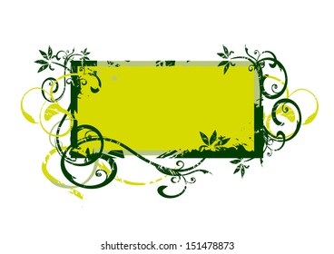 abstract grunge frame