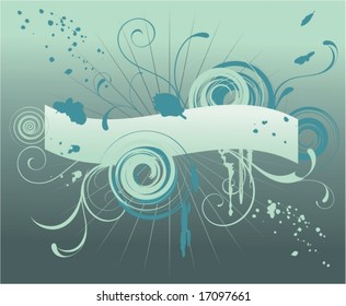 abstract grunge frame