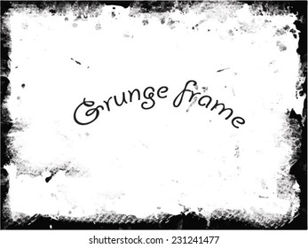 Abstract grunge frame