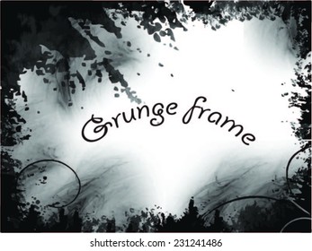 Abstract grunge frame