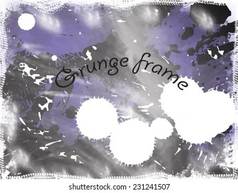 Abstract grunge frame
