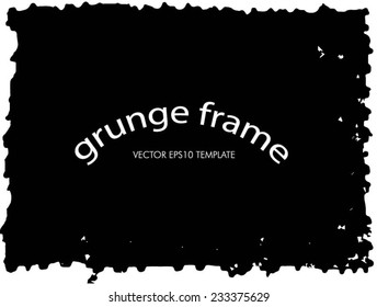 Abstract grunge frame