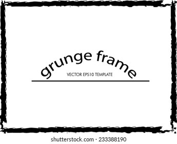 Abstract grunge frame