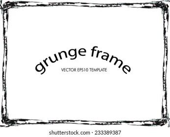 Abstract grunge frame