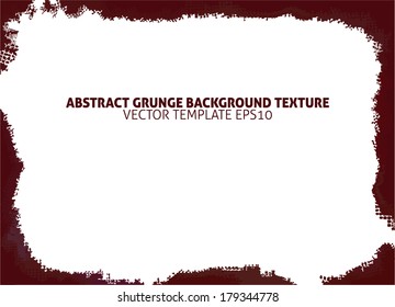 Abstract grunge frame. Backgrond vector texture