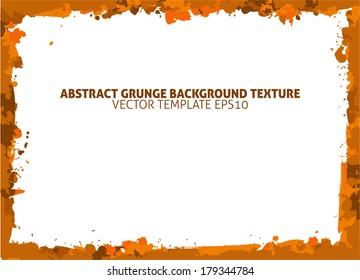 Abstract grunge frame. Backgrond vector texture