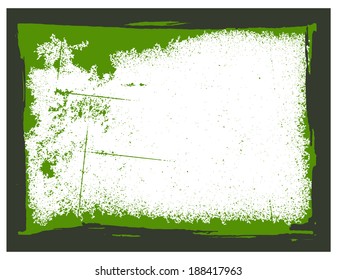 Abstract grunge frame. Background vector texture
