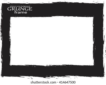 Abstract grunge frame. Background vector texture