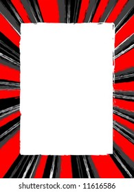 Abstract grunge frame with copy space. Vector illustration
