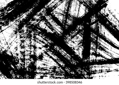 Abstract grunge frame hand made vector background texture