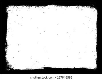 Abstract grunge frame. vector template