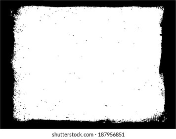 Abstract grunge frame. vector template