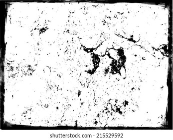 Abstract grunge frame. vector template