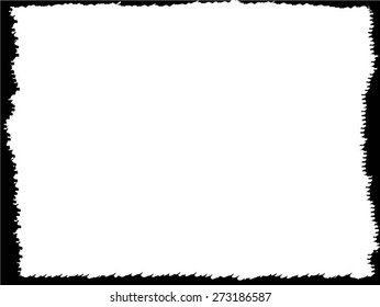 Abstract grunge frame. vector template