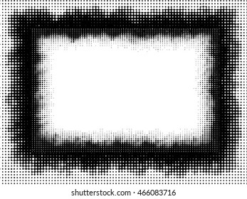 Abstract grunge frame. vector template