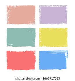 Abstract grunge frames. Grunge backgrounds.