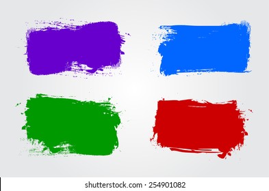 Abstract grunge frames.Color grunge backgrounds.Vector design template