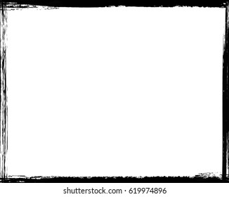 Abstract grunge frame.Vector background template.