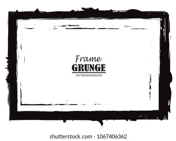 Abstract grunge frame.Vector border frame for design.