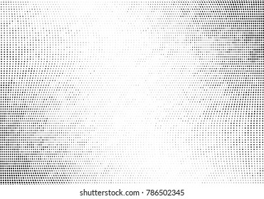 Abstract grunge geometric halftone dots pattern texture background. Modern dotted template vector illustration for design, covers, web sites, banners
