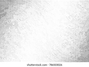 Abstract grunge geometric halftone dots pattern texture background. Modern dotted template vector illustration for design, covers, web sites, banners
