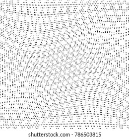 Abstract grunge geometric halftone dots pattern texture background. Modern dotted template vector illustration for design, covers, web sites, banners
