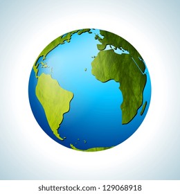 Abstract grunge globe. Vector background eps 10