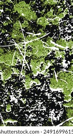 Abstractas patrón verde grunge. Tela de diseño verde-negro. Patrón de camuflaje militar