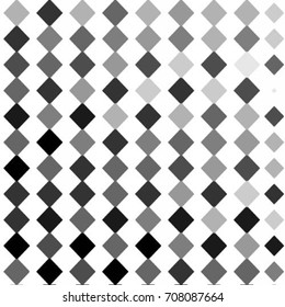 Abstract grunge grid checkered background pattern. Squared halftone vector line illustration
