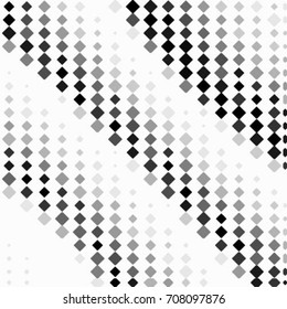 Abstract grunge grid checkered background pattern. Squared halftone vector line illustration
