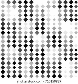 Abstract grunge grid checkered background pattern. Squared halftone vector line illustration
