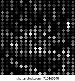 Abstract grunge grid checkered background pattern. Squared halftone vector line illustration
