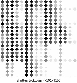 Abstract grunge grid checkered background pattern. Squared halftone vector line illustration
