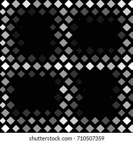 Abstract grunge grid checkered background pattern. Squared halftone vector line illustration