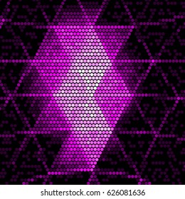 Abstract grunge grid dot background pattern. Spotted halftone vector line colorful illustration