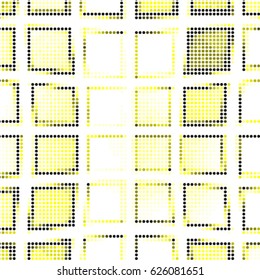 Abstract grunge grid dot background pattern. Spotted halftone vector line colorful illustration