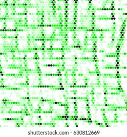 Abstract grunge grid dot background pattern. Spotted halftone vector line colorful illustration