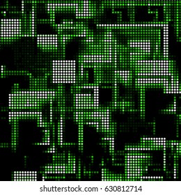 Abstract grunge grid dot background pattern. Spotted halftone vector line colorful illustration